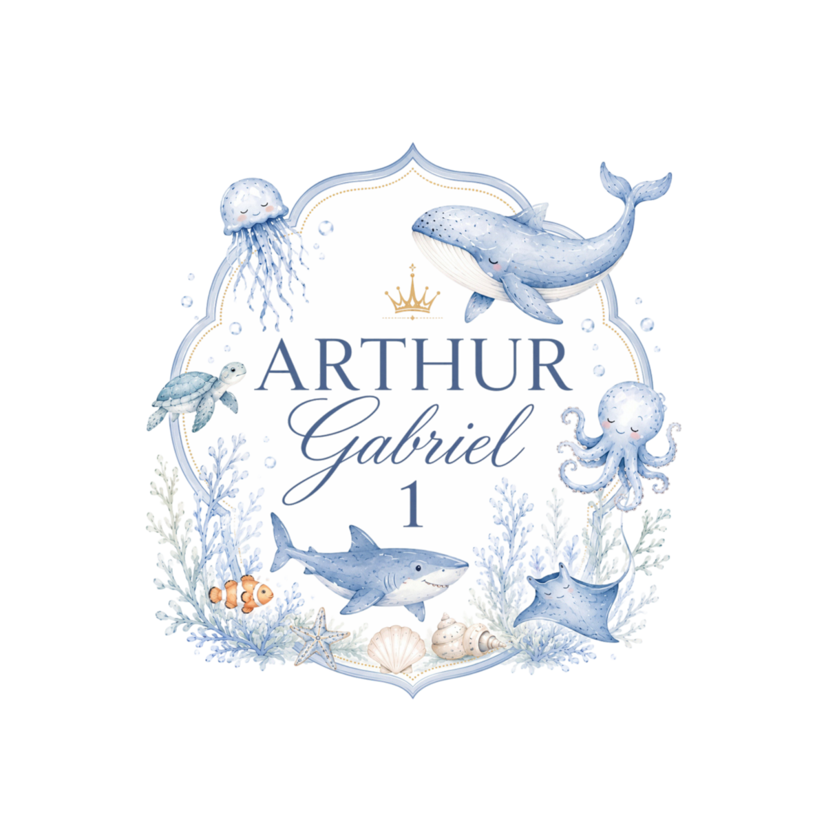 Arthur Gabriel, 1 ano